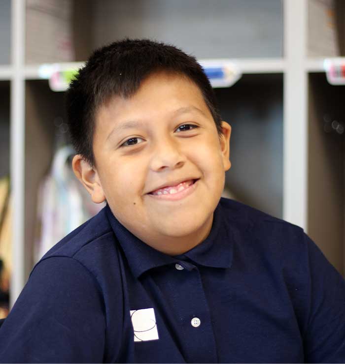 Fourth grade student involved in Indiana Learns program.